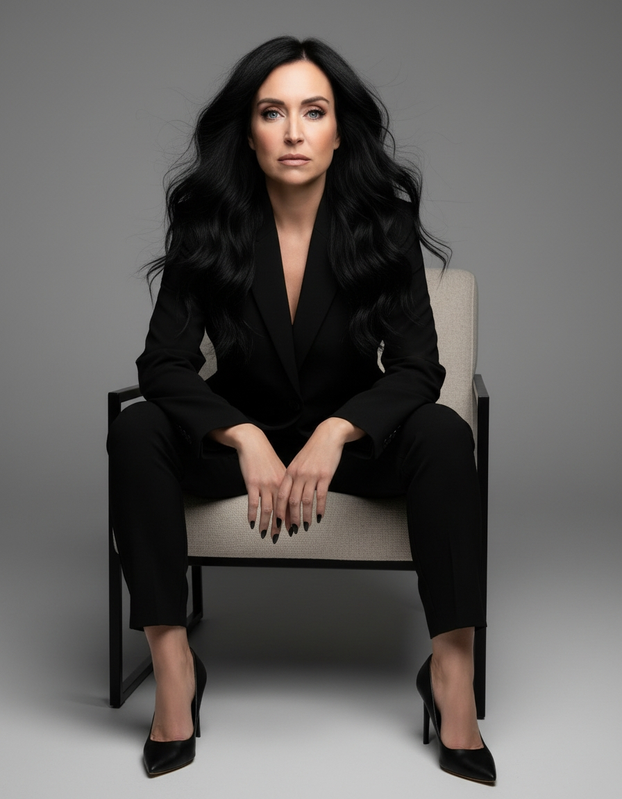 editorial portrait — boss energy